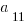 a_{11}